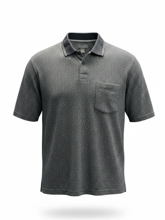 Van Heusen Other - Van Heusen Black and White Patterned Polo